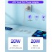 40W USB C Charger,C Charger Fast Charging for iPhone 16,Dual Port USB C Charger Block,USB C to C Charging Cable with Type C to Lightning Cord,Wall Charger Fast Charging for iPhone 16/16 Pro Max/15/14